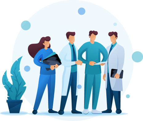 Doctors and healthcare professionals